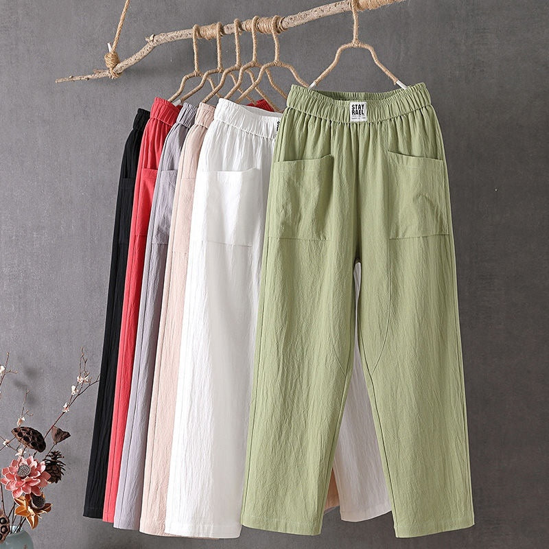 Pantalon Akani Rafraîchissant En Coton & En Lin