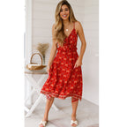 Ensemble Bohème 2 Pièces – Robe Fluide & Haut Léger en Coton