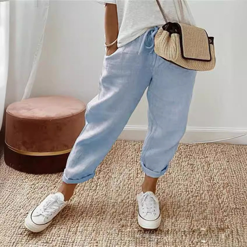 Pantalon Lin Respirant Chic