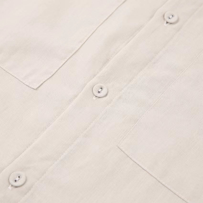 Ensemble Décontracté Femme – Blouse Longue & Pantalon Fluide Abricot
