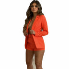 Ensemble Casual Plissé aux Épaules – Élégance Minimaliste & Tendance Décontractée