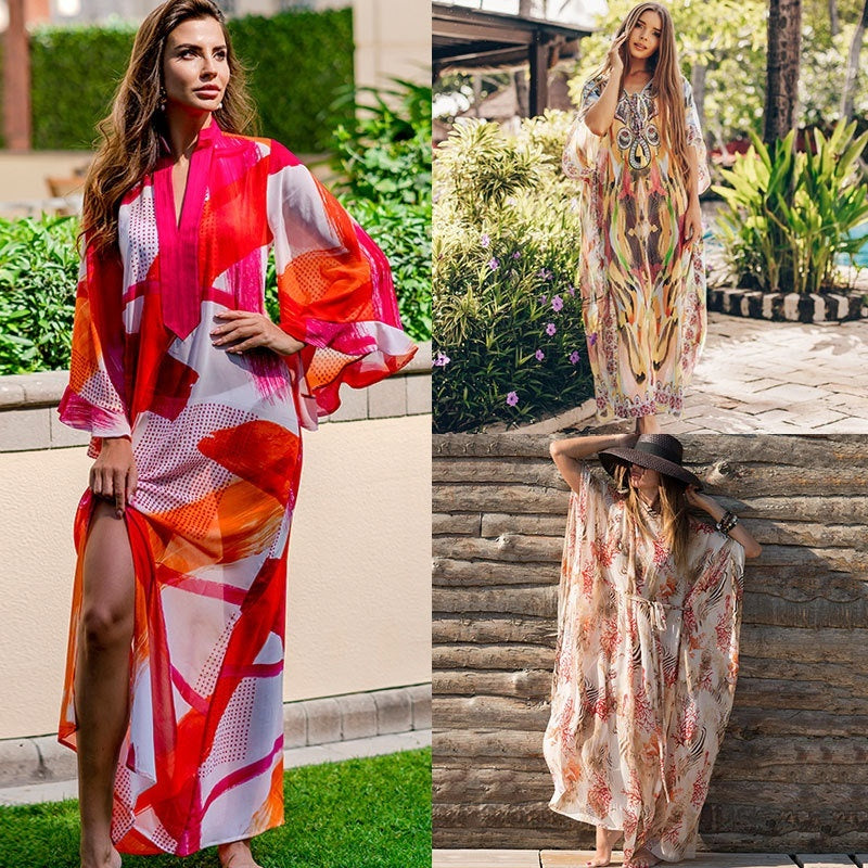 Robe Longue de Plage Transparente – Léger, Élégant & Bohème
