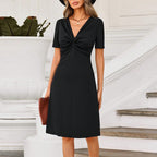 Robe élégante style français Hepburn – Femme
