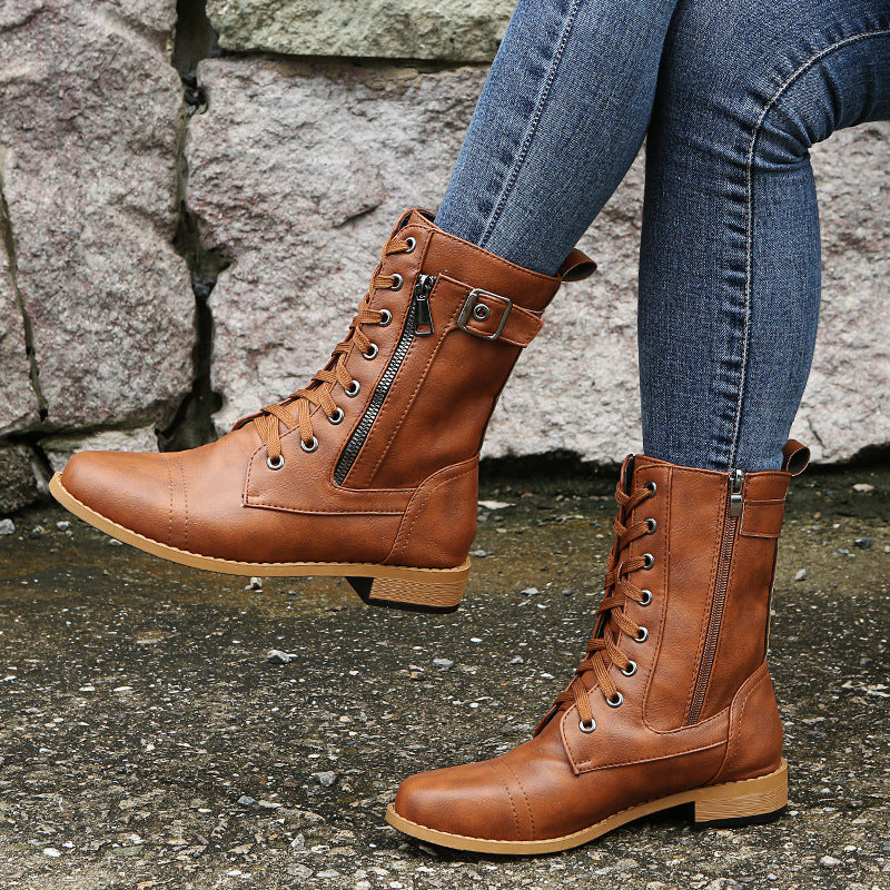 Bottes Orthopédiques en Cuir
