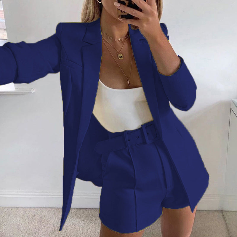 Ensemble Casual Plissé aux Épaules – Élégance Minimaliste & Tendance Décontractée