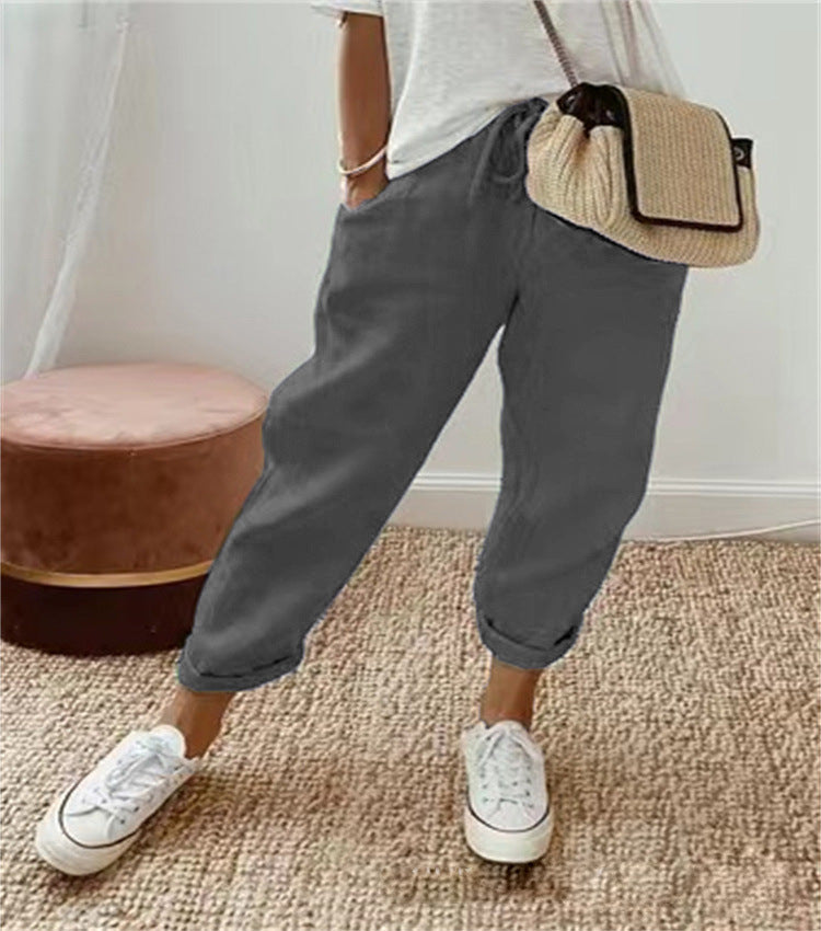 Pantalon Lin Respirant Chic