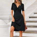 Robe élégante style français Hepburn – Femme