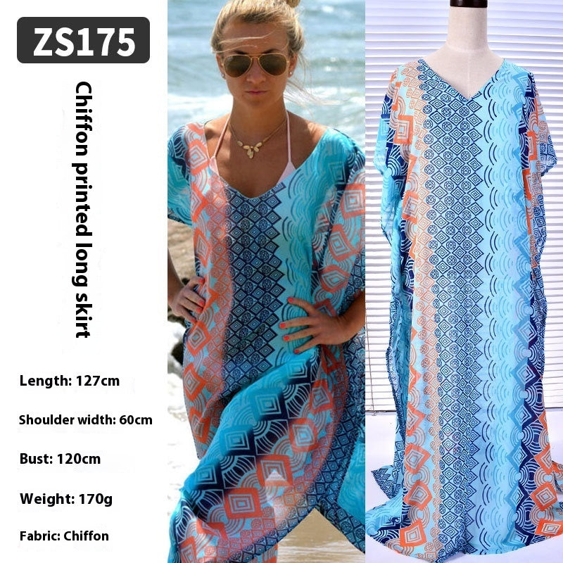 Robe Longue de Plage Transparente – Léger, Élégant & Bohème