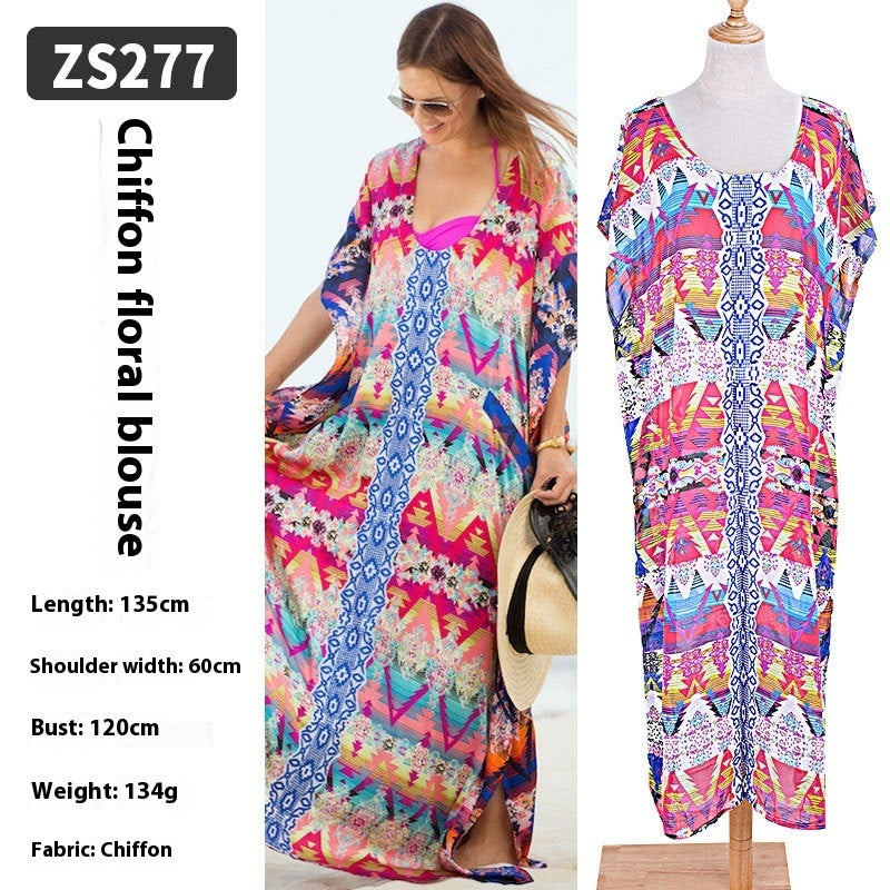 Robe Longue de Plage Transparente – Léger, Élégant & Bohème