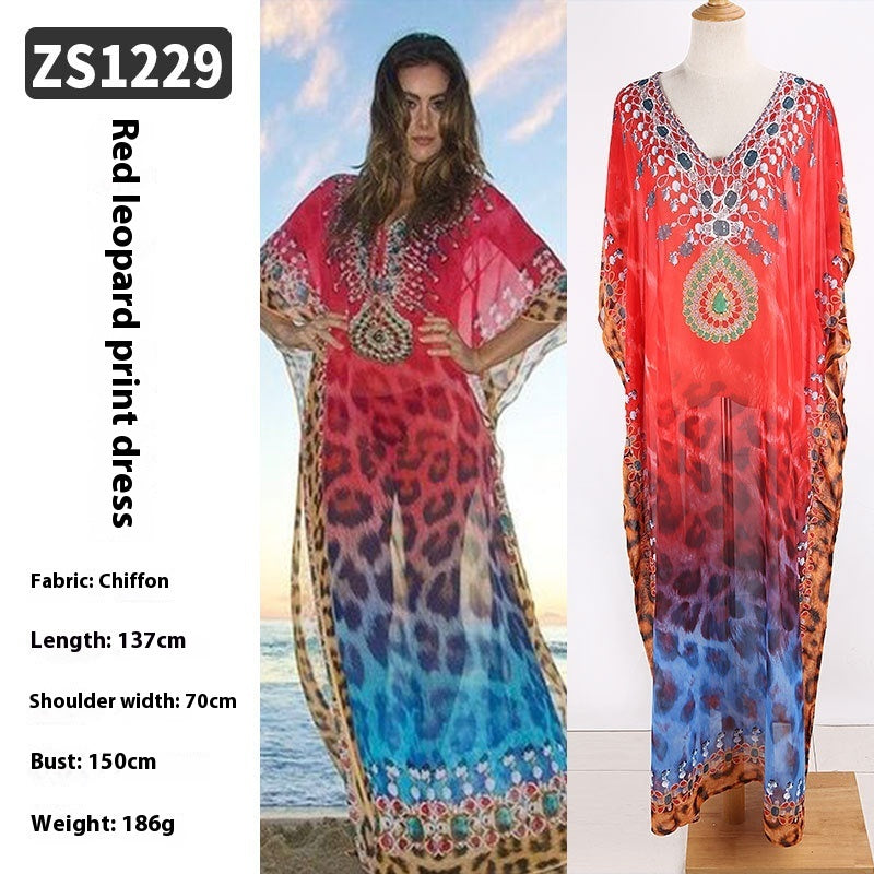 Robe Longue de Plage Transparente – Léger, Élégant & Bohème