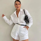 Ensemble décontracté uni pour femme – Chic, léger et stylé
