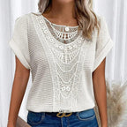 Pull Élégant En Dentelle