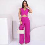 Ensemble Sans Manches Slim – Élégance Moderne & Allure Socialite