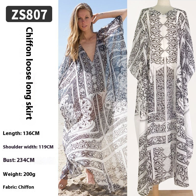Robe Longue de Plage Transparente – Léger, Élégant & Bohème