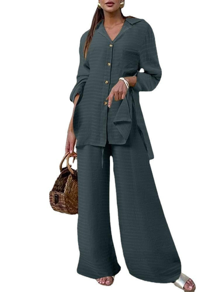 Ensemble Décontracté à Poches – 2 Pièces Chic & Confortables