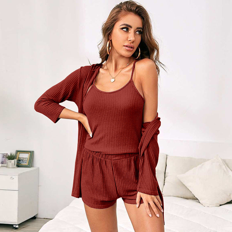 Ensemble Homewear 3 Pièces – Confort Élégant Pour la Maison & Bien Plus