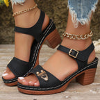 Sandales à Talons Hauts d'Été